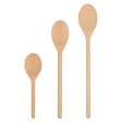 3pc Wooden Cooking Spoon Set - 20-35cm - By Argon Tableware Online now