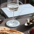 12pc Rectangle Glass Placemats & Round Coasters Set - 30cm x 20cm - Marble - By Harbour Housewares Online now