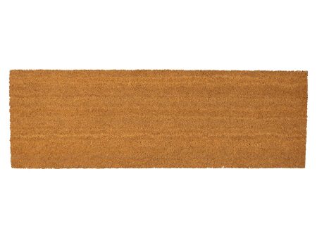 120cm x 40cm Brown Coir Double Door Mat - By Nicola Spring on Sale