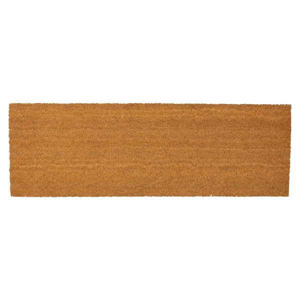 120cm x 40cm Brown Coir Double Door Mat - By Nicola Spring on Sale