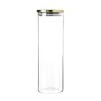 2L Glass Storage Jar with Metal Lid - By Argon Tableware For Discount