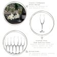 220ml Venue Champagne Flutes - Pack of Six - By LAV Sale