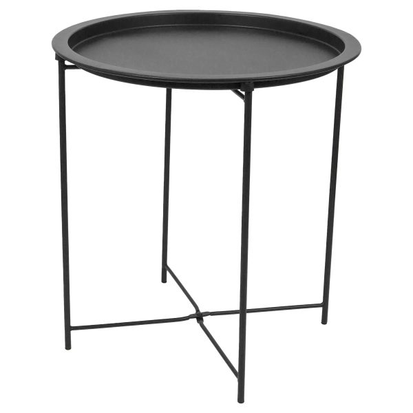 Round Steel Tray Table - By Harbour Housewares Hot on Sale