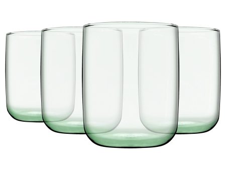 280ml Aware Iconic Recycled Glass Tumblers - Green - Pack of 4 - By Pasabahce Online