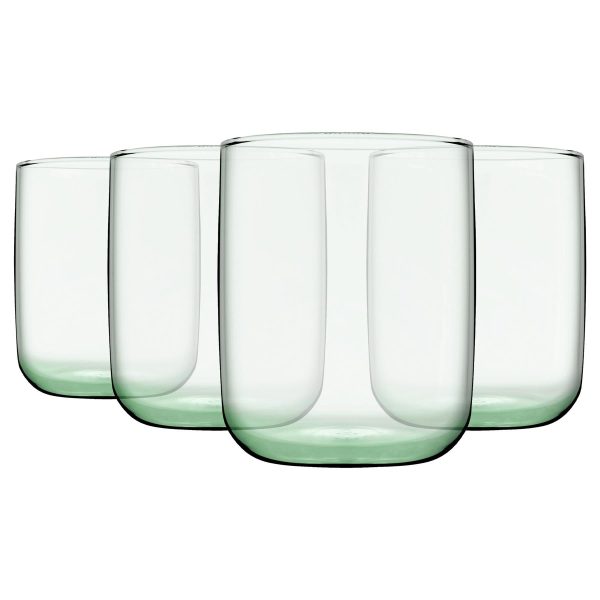 280ml Aware Iconic Recycled Glass Tumblers - Green - Pack of 4 - By Pasabahce Online