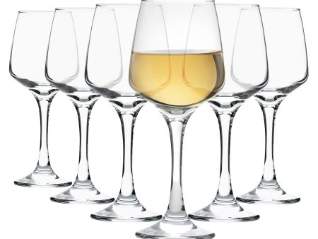 295ml Lal Wine Glasses - Pack of Six - By LAV on Sale