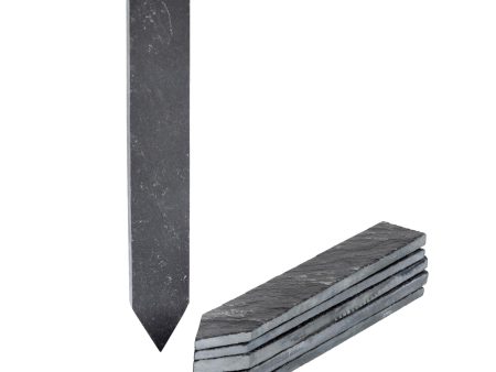 2cm x 15.5cm Slate Plant Markers - Pack of Six - By Nicola Spring Supply