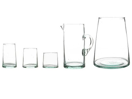 20pc Recycled Glassware Set - By Nicola Spring Online