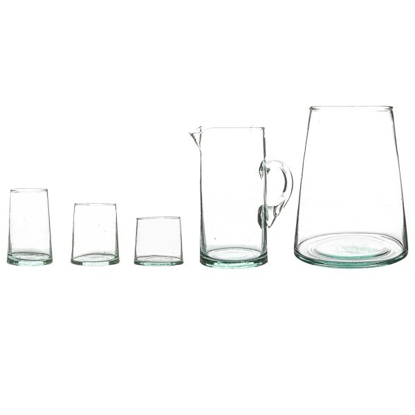 20pc Recycled Glassware Set - By Nicola Spring Online