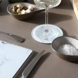 12pc Rectangle Glass Placemats & Round Coasters Set - 40cm x 30cm - Marble - By Harbour Housewares Online