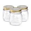 250ml Quattro Stagioni Glass Food Preserving Jars - Pack of 3 - By Bormioli Rocco Hot on Sale