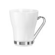 235ml Aromateca Oslo White Glass Coffee Cups - Pack of Four - By Bormioli Rocco Online Sale