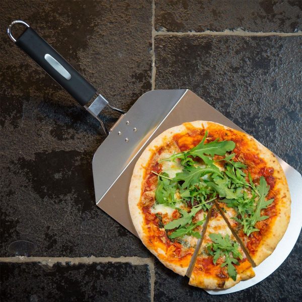 58cm Folding Stainless Steel Pizza Peel - By Argon Tableware Online Hot Sale