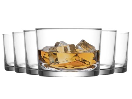 240ml Bodega Whisky Glasses - Pack of Six - By LAV Online now