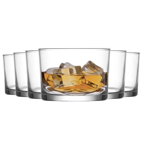 240ml Bodega Whisky Glasses - Pack of Six - By LAV Online now