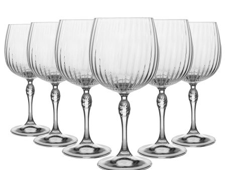 745ml America  20s Gin Glasses - Pack of Six - By Bormioli Rocco Sale