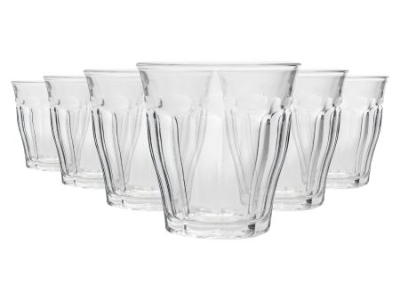 250ml Picardie Tumbler Glasses - Pack of Six - By Duralex For Cheap