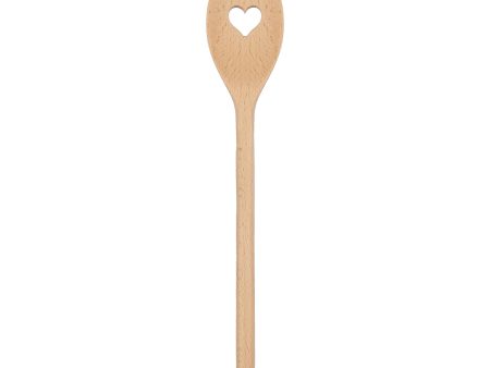 Wooden Heart Cooking Spoon - 30cm - By Argon Tableware For Discount