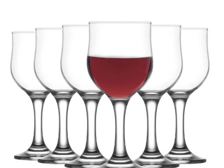 240ml Nevakar Wine Glasses - Pack of Six - By LAV Online now