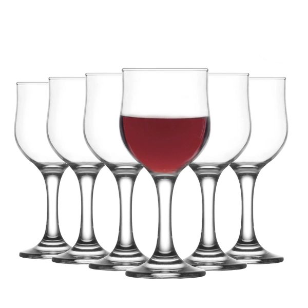 240ml Nevakar Wine Glasses - Pack of Six - By LAV Online now