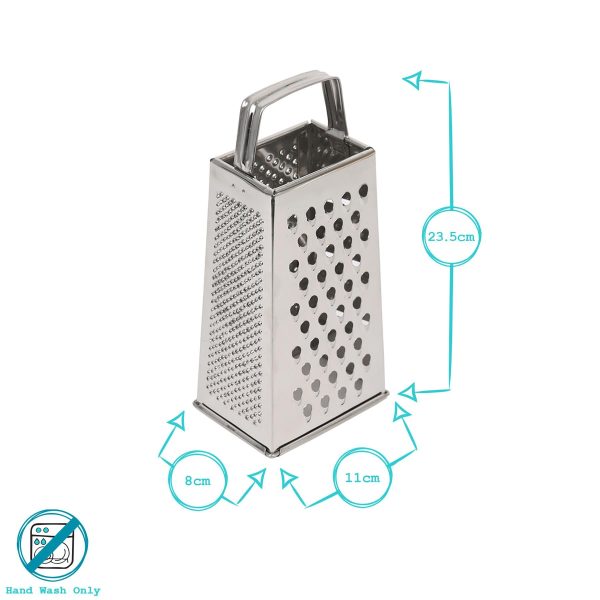 Stainless Steel Box Grater - By Argon Tableware Online Sale