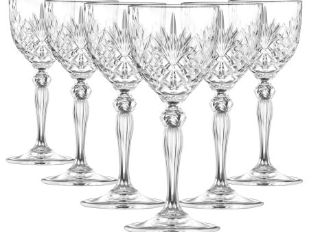 140ml Melodia Nick & Nora Glasses - Pack of Six - By RCR Crystal Sale