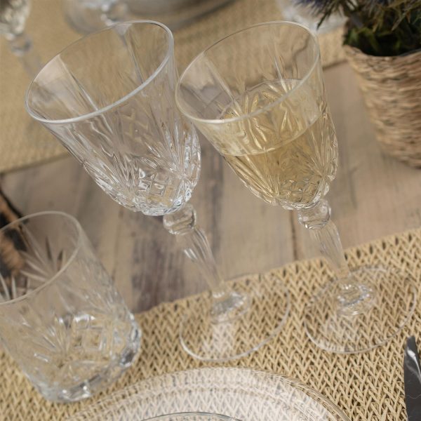 260ml Melodia Glass Champagne Saucers - Pack of Six - By RCR Crystal Online now