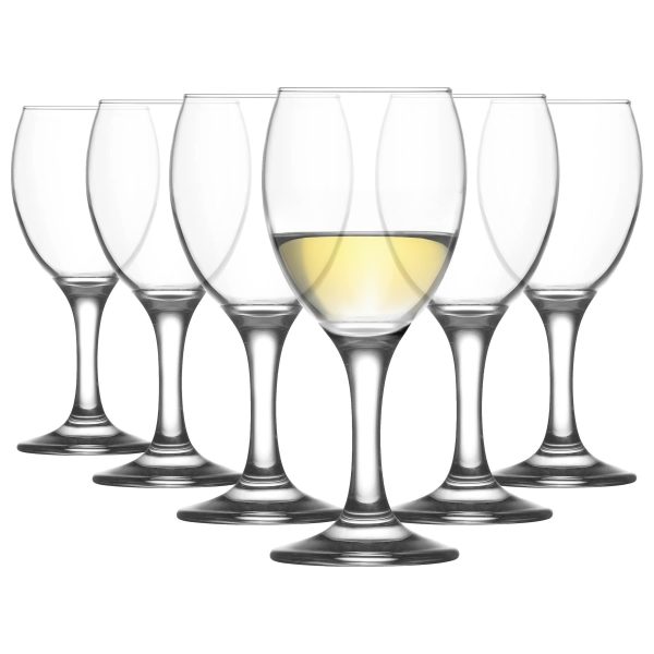 205ml Empire White Wine Glasses - Pack of 6 - By LAV Online Hot Sale