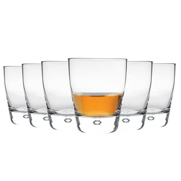 260ml Luna Whisky Glasses - Pack of Six - By Bormioli Rocco For Cheap