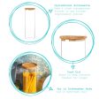 2L Cork Lid Storage Jars - Pack of Three - By Argon Tableware Discount