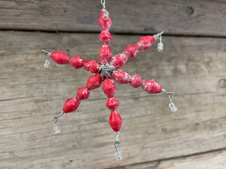 Paper Bead Snowflake Ornament Online Sale