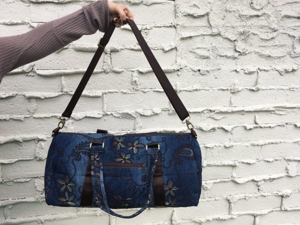 Denim Duffle Bag Online Hot Sale