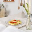 23.5cm Lys Glass Dinner Plates - Pack of Six - By Duralex For Discount