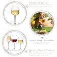 295ml Tallo Wine Glasses - Pack of Six - By Argon Tableware Discount