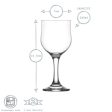 240ml Nevakar Wine Glasses - Pack of Six - By LAV Online now