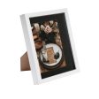 8  x 10  White 3D Box Photo Frame with 5  x 7  Mount & Black Spacer - By Nicola Spring For Cheap