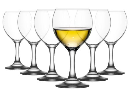 210ml Misket White Wine Glasses - Pack of 6 - By LAV Online now