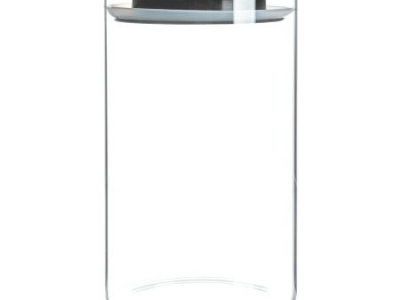 1L Glass Storage Jar with Metal Lid - By Argon Tableware Fashion