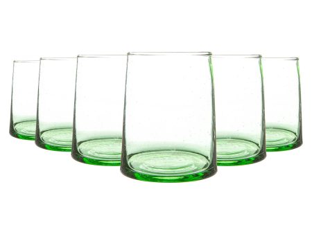 260ml Merzouga Recycled Tumbler Glasses - Pack of Six - By Nicola Spring Online Sale