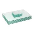 12pc Rectangle Glass Placemats & Square Coasters Set - 30cm x 20cm - Clear - By Harbour Housewares on Sale