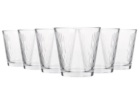 255ml Nora Glass Tumblers - Pack of 6 - By LAV Online