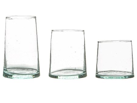 18pc Merzouga Recycled Tumbler & Highball Glasses Set - By Nicola Spring Sale