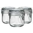 200ml Classic Glass Storage Jars - Pack of 3 - By Argon Tableware Sale