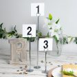 1-100 Acrylic Wedding Table Numbers - By Argon Tableware Sale