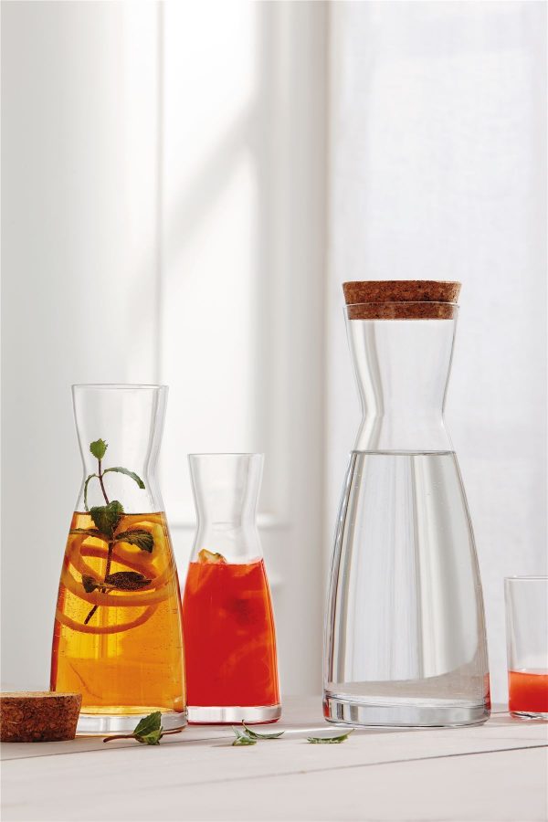 1.1L Ypsilon Glass Carafe with Cork Lid - By Bormioli Rocco Sale