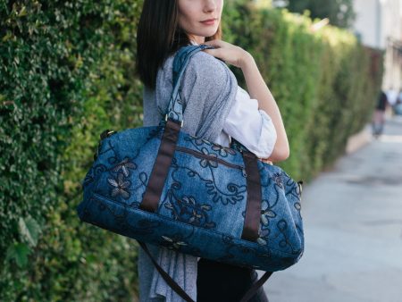 Denim Duffle Bag Online Hot Sale