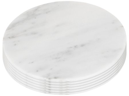 30cm Round Marble Placemats - Pack of Six - By Argon Tableware For Cheap