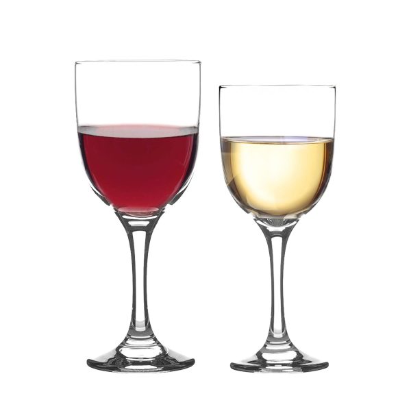 12pc Tokyo Red & White Wine Stemware Set - By LAV Supply