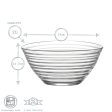 23cm Derin Glass Serving Bowl - By LAV Online Hot Sale