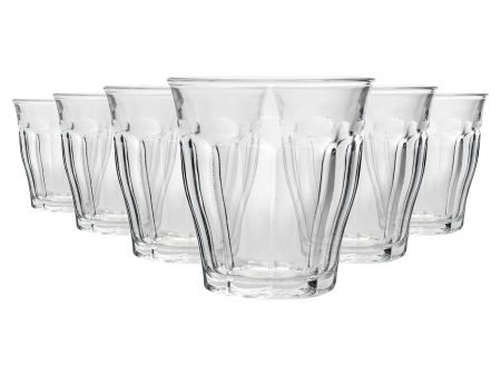 130ml Picardie Tumbler Glasses - Pack of Six - By Duralex Online